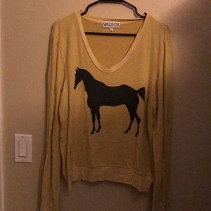 Wildfox Horse Sweatshirt